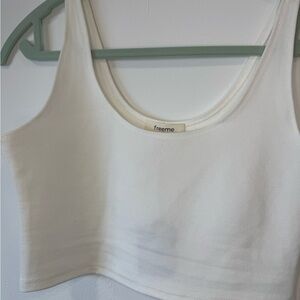 White Women's Crop Top
